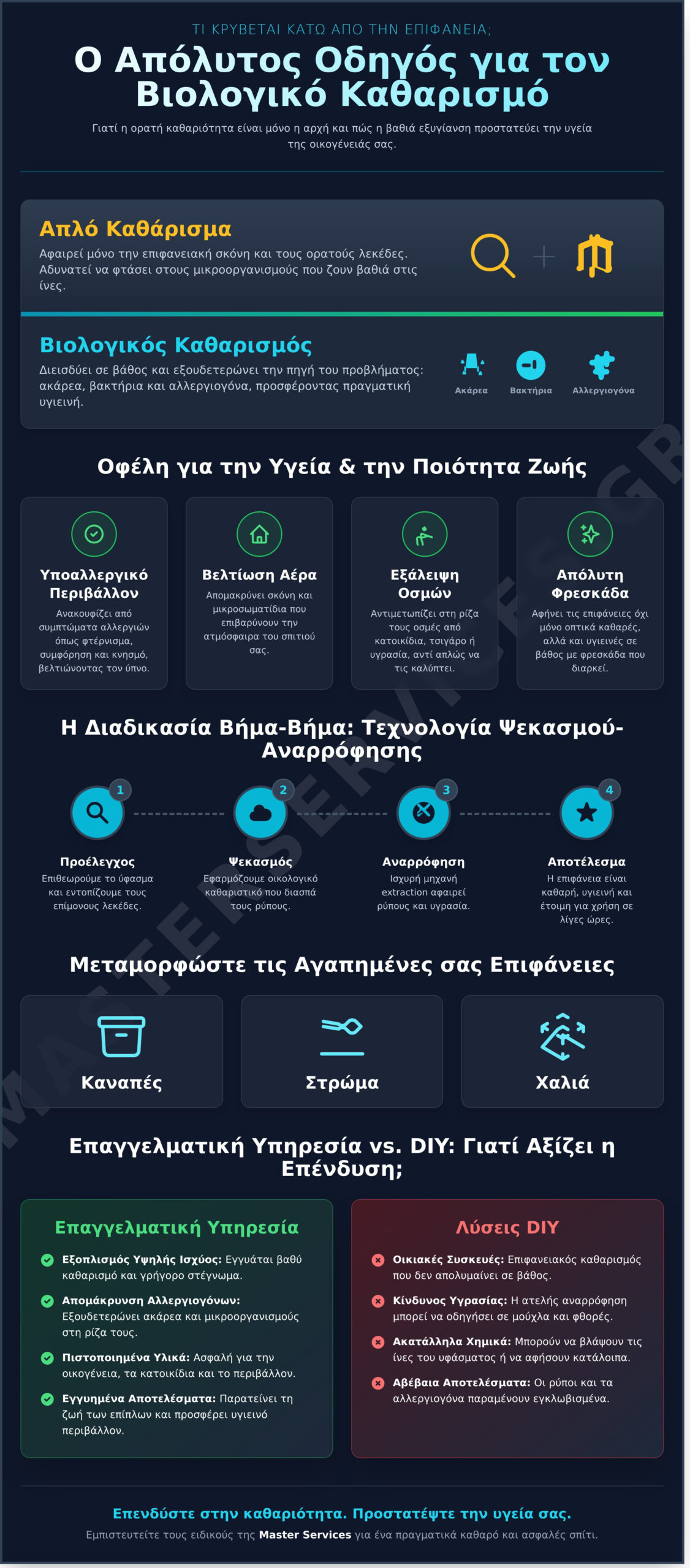 Βιολογικός Καθαρισμός: Ο Απόλυτος Οδηγός για ένα Υγιεινό Σπίτι - Infographic